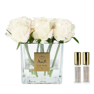 Couture Nine Rose Buds - Clear with Gold Badge - Pink Blush - SVC902 (Carton of 2)